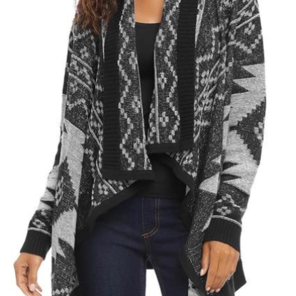 NWT Karen Kane Open Front Cardigan Sweater - Picture 2 of 8